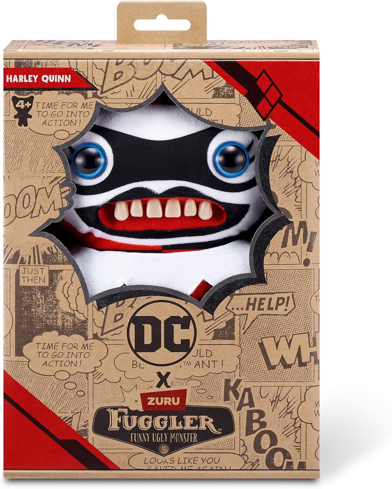 DC by ZURU Funny Ugly Monster, Plush, Collectible, Toy (Harley Quinn)