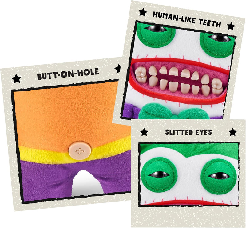 DC by ZURU Funny Ugly Monster, Plush, Collectible, Toy (Joker)