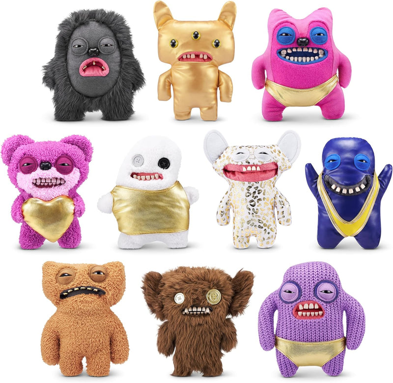 Gold Fuggs by ZURU Funny Ugly Monster, Plush, Collectible, Toys