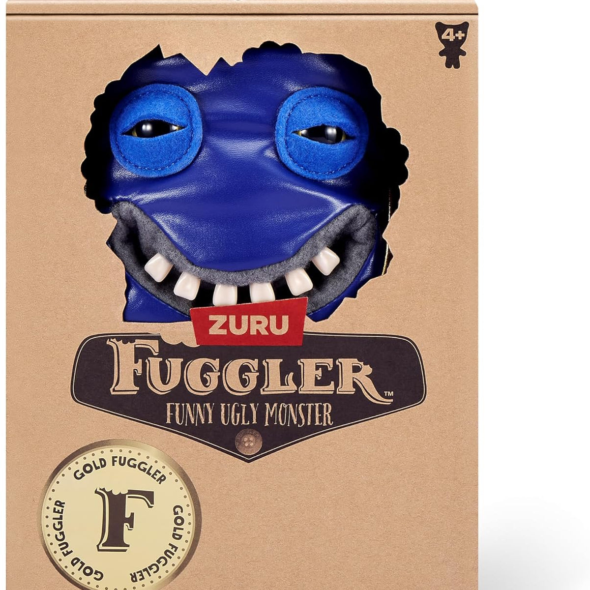 Gold Fuggs by ZURU Funny Ugly Monster, Plush, Collectible, Toys