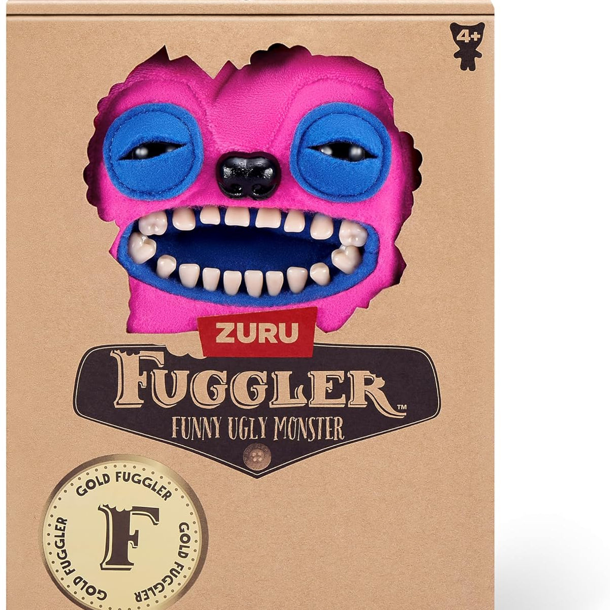 Gold Fuggs by ZURU Funny Ugly Monster, Plush, Collectible, Toys