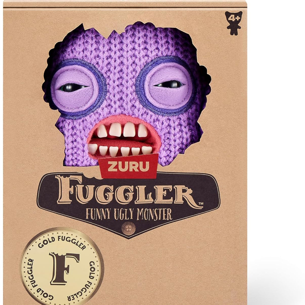 Gold Fuggs by ZURU Funny Ugly Monster, Plush, Collectible, Toys