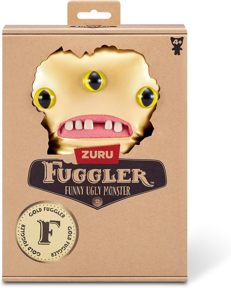 Gold Fuggs by ZURU Funny Ugly Monster, Plush, Collectible, Toys
