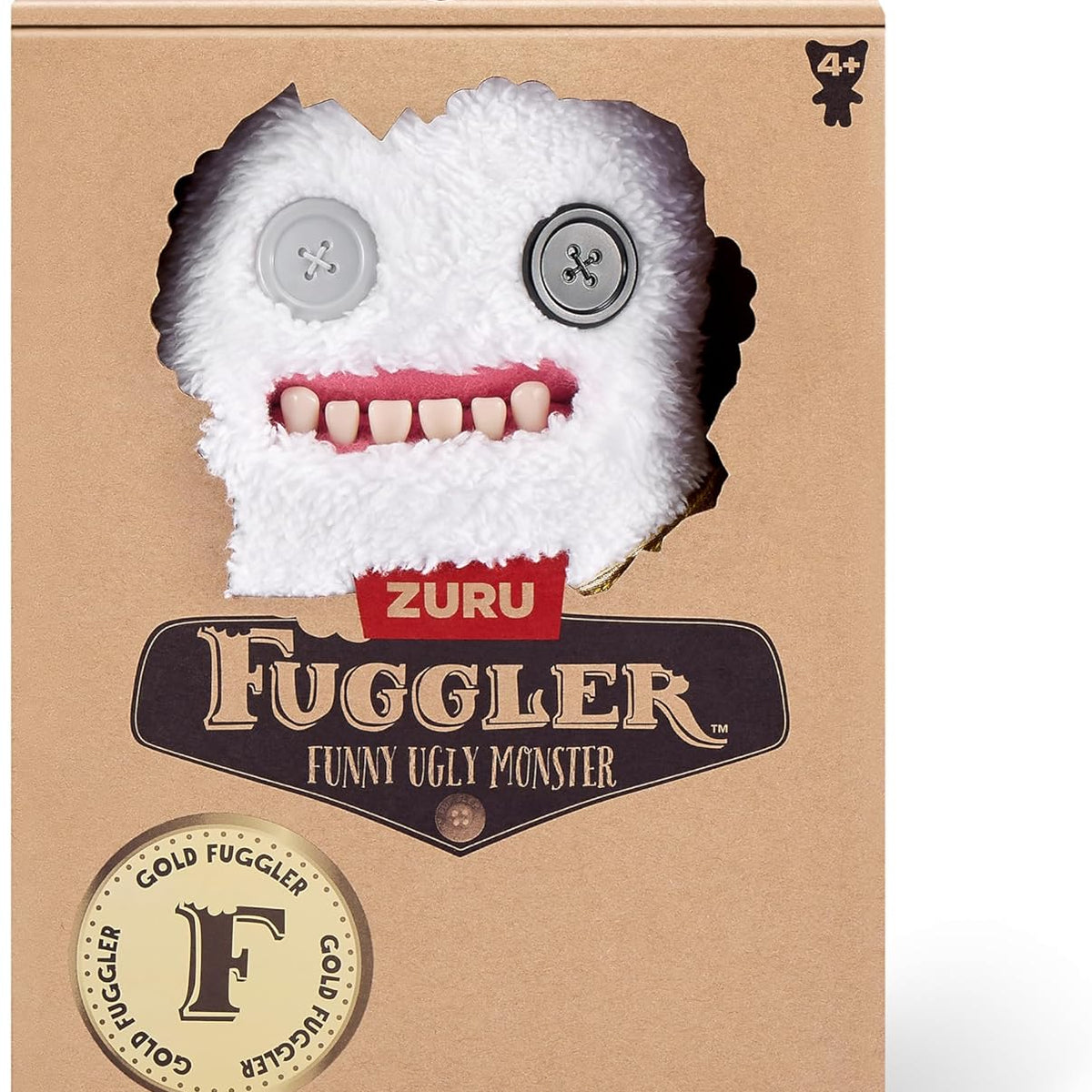 Gold Fuggs by ZURU Funny Ugly Monster, Plush, Collectible, Toys