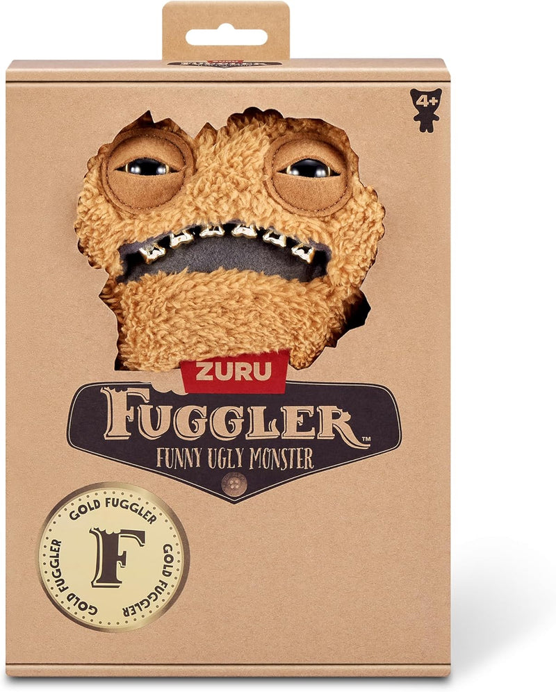 Gold Fuggs by ZURU Funny Ugly Monster, Plush, Collectible, Toys
